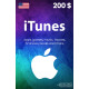 iTunes Gift Card $200 USD [US]